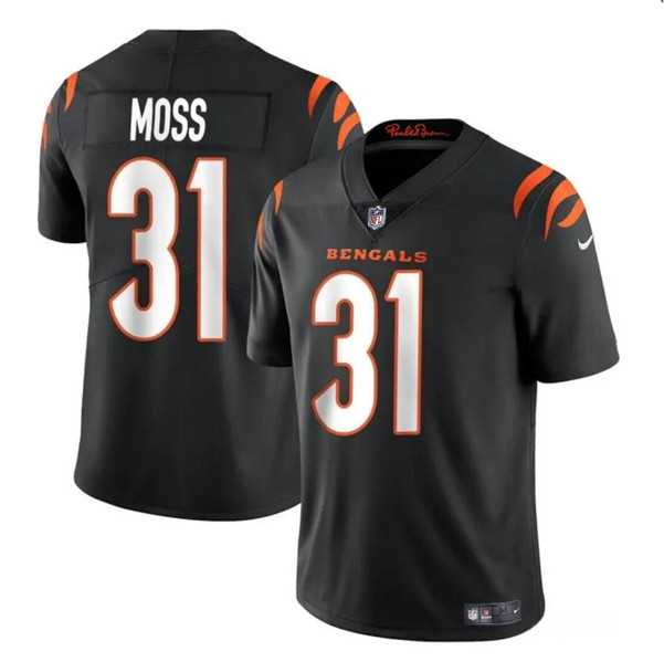 Men & Women & Youth Cincinnati Bengals #31 Zack Moss Black Vapor Untouchable Limited Stitched Jersey->chicago bears->NFL Jersey